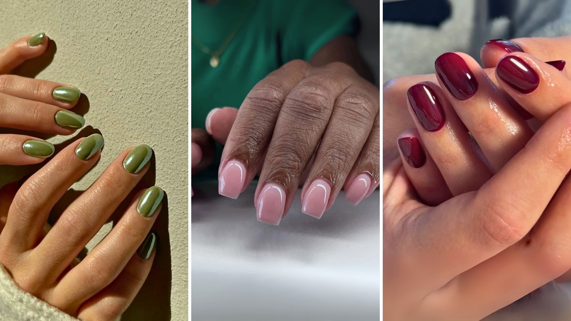 Unhas Curtas e Elegantes: 3 Cores de Esmalte Tendência para o Inverno