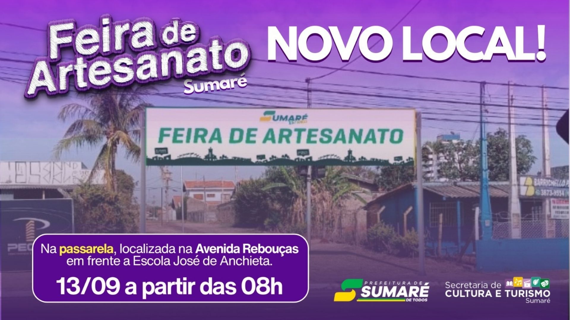 Feira de Artesanato será realizada em frente à Escola José de Anchieta