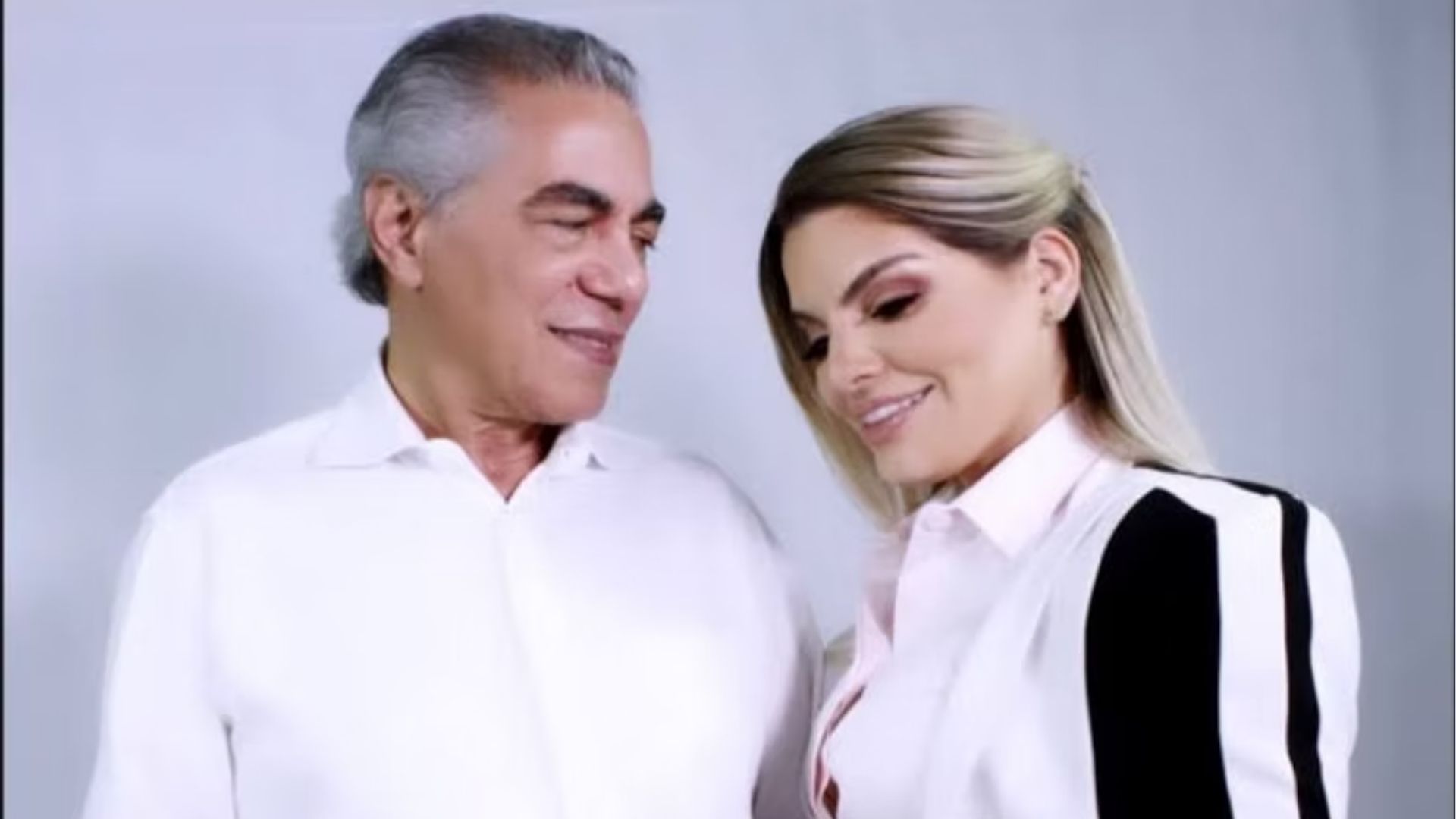 Edson Moura e Nani Camargo trocam acusações em frente a delegacia de Campinas