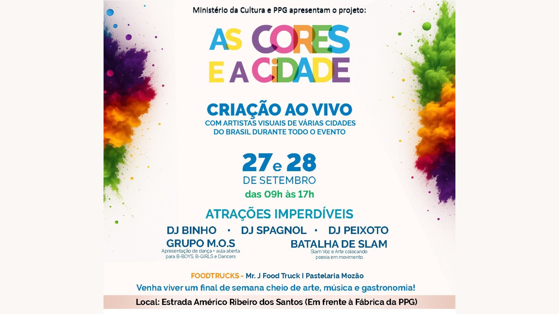 Sumaré apoia festival de arte urbana na Estrada Américo Ribeiro