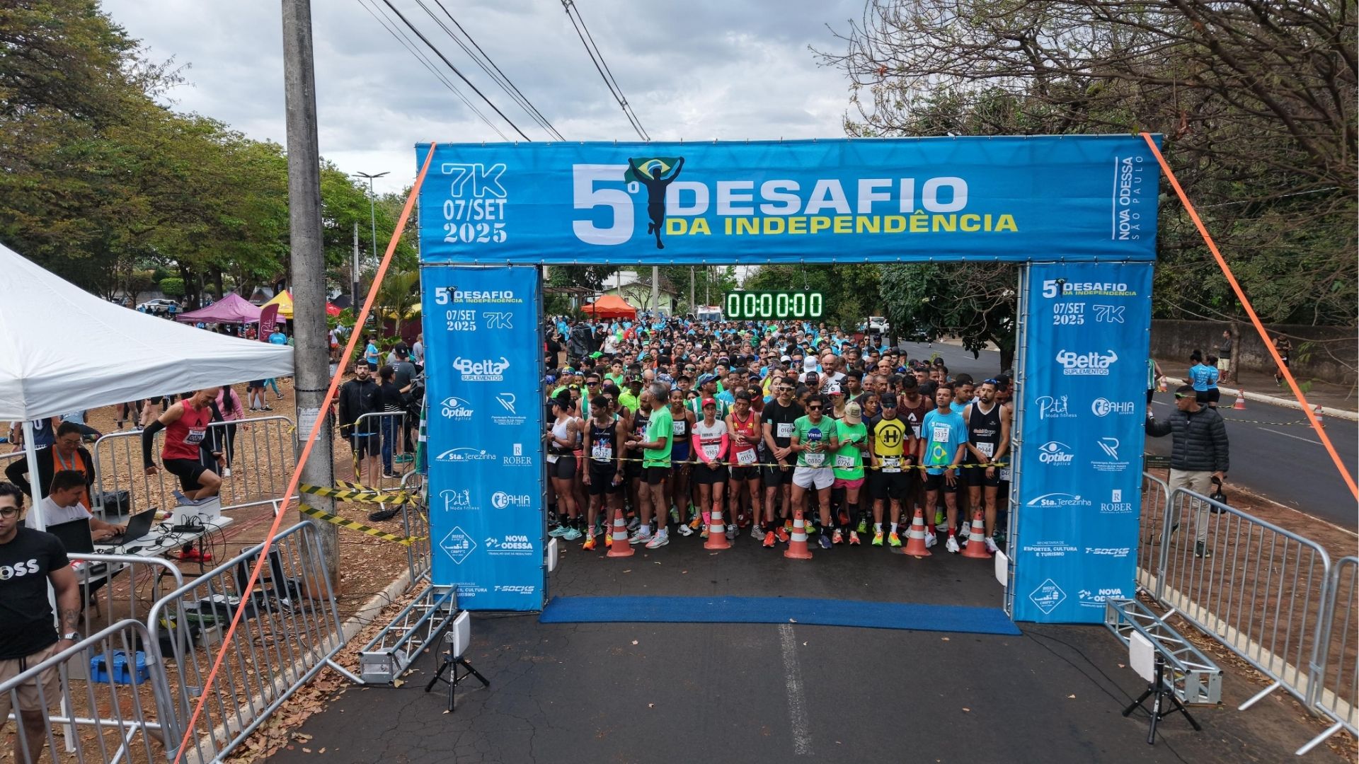Desafio da Independência arrecada cerca de 800 kg de alimentos em Nova Odessa
