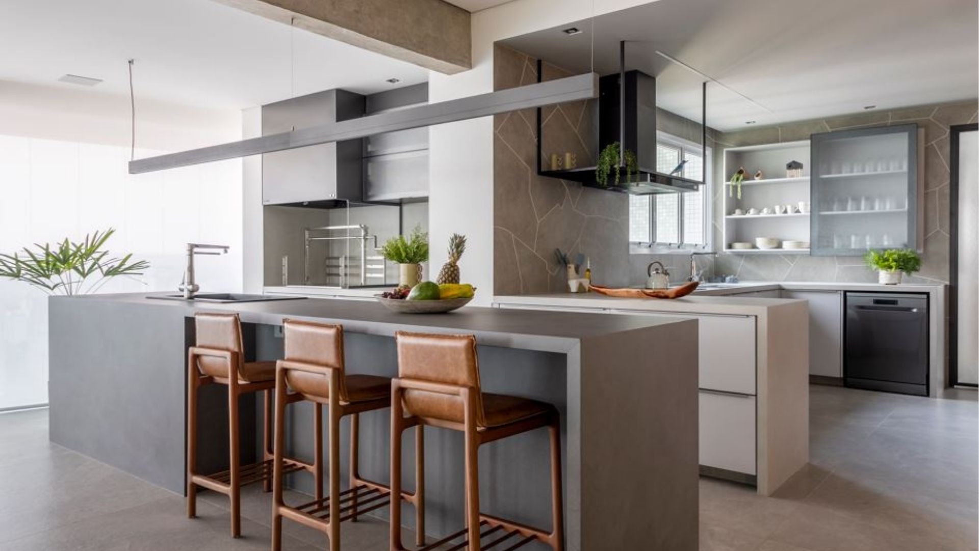 Bancadas de refeições transformam uso da cozinha