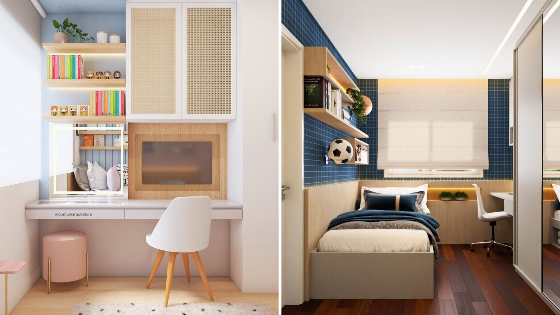Quarto de solteiro pequeno: soluções para decorar e organizar