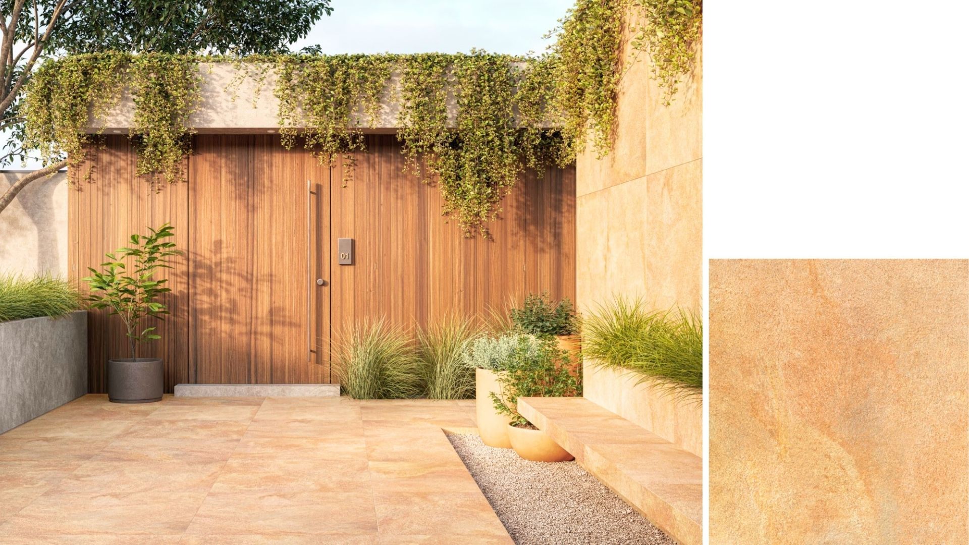 Terracota nos revestimentos: versatilidade em porcelanatos e insertos decorativos