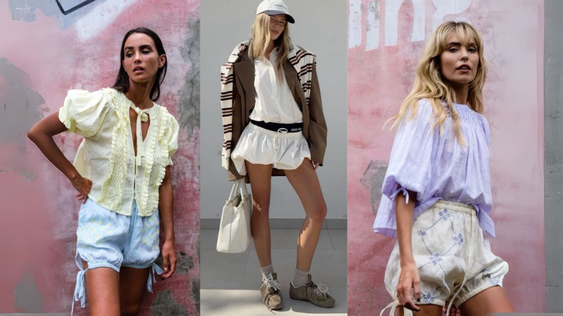 Moda: bloomer shorts viram tendência volumosa e polêmica do street style