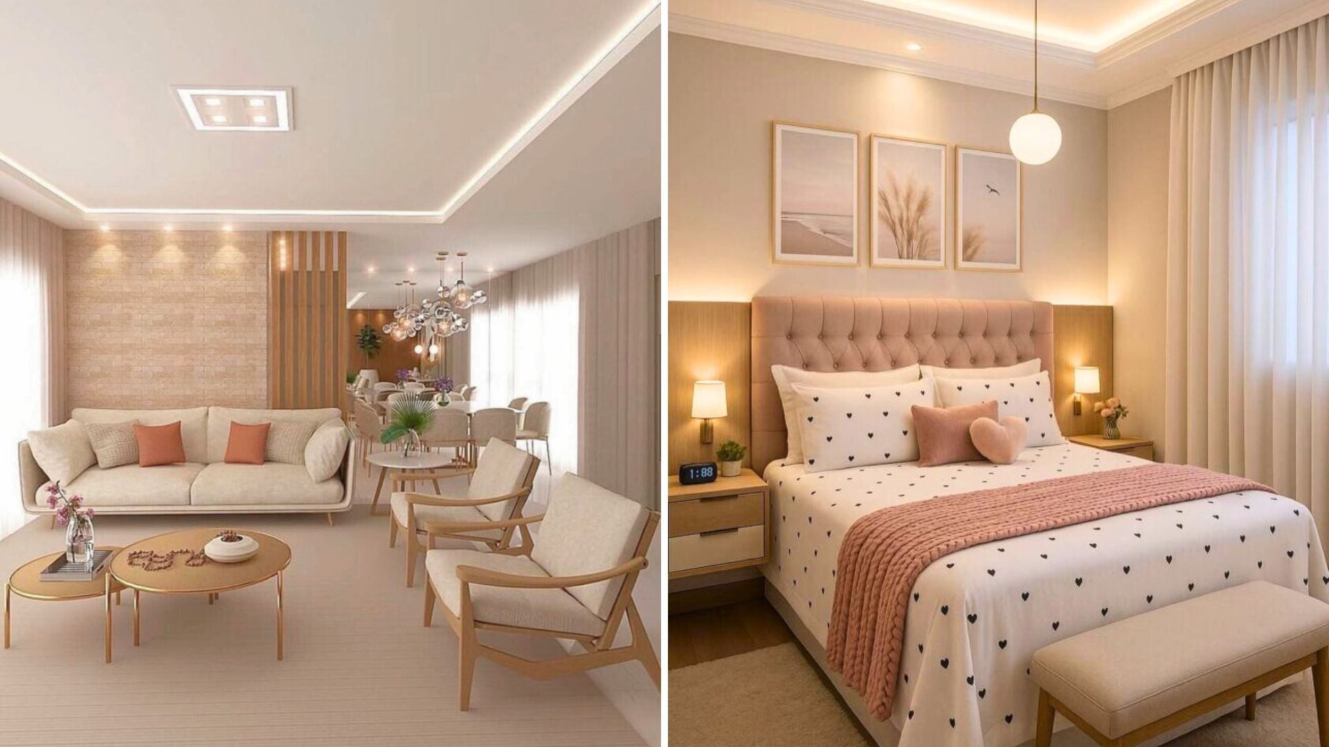 Decoração neutra registra alta nas buscas no Pinterest