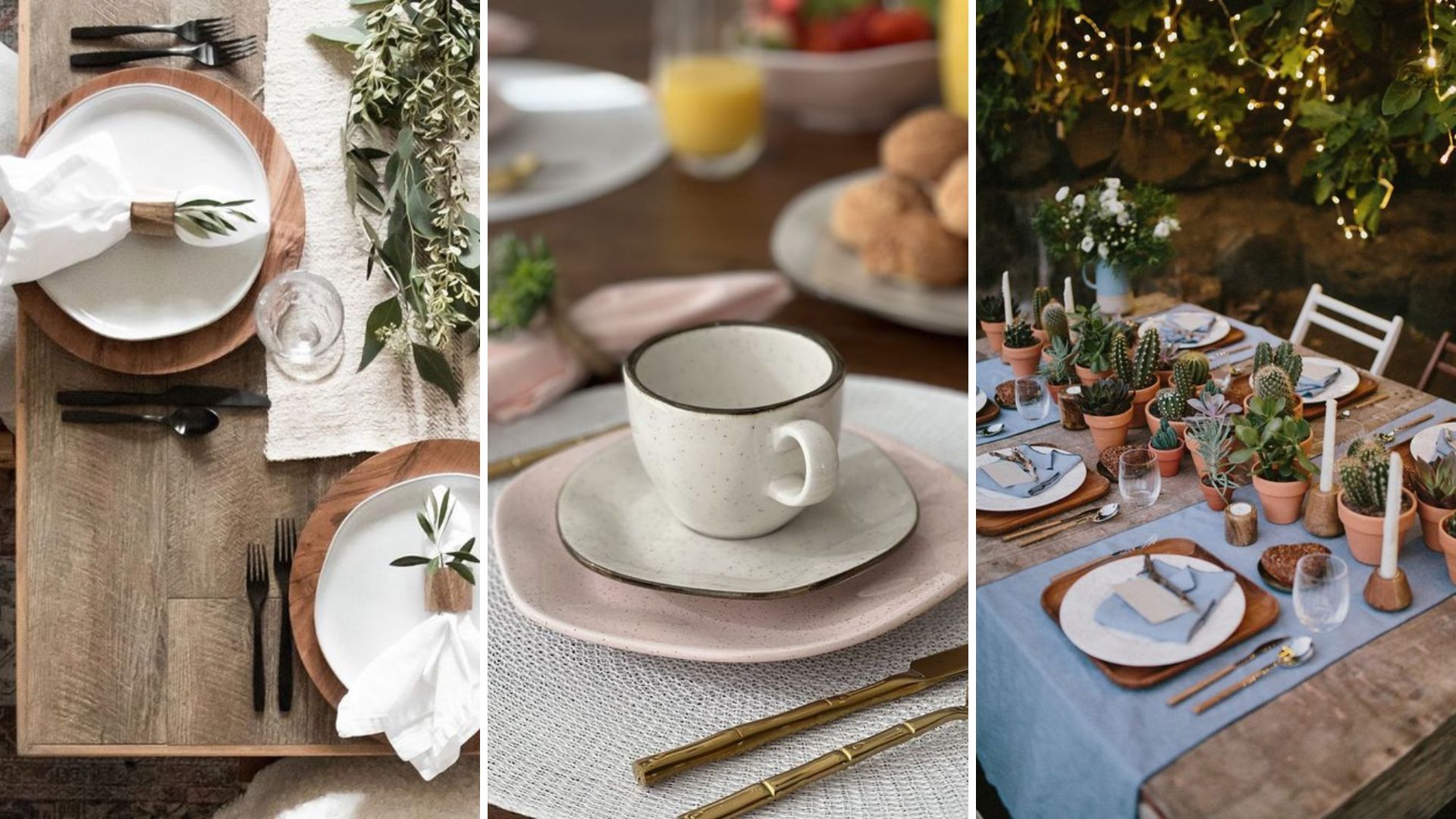 Mesa posta: 7 itens essenciais para iniciantes