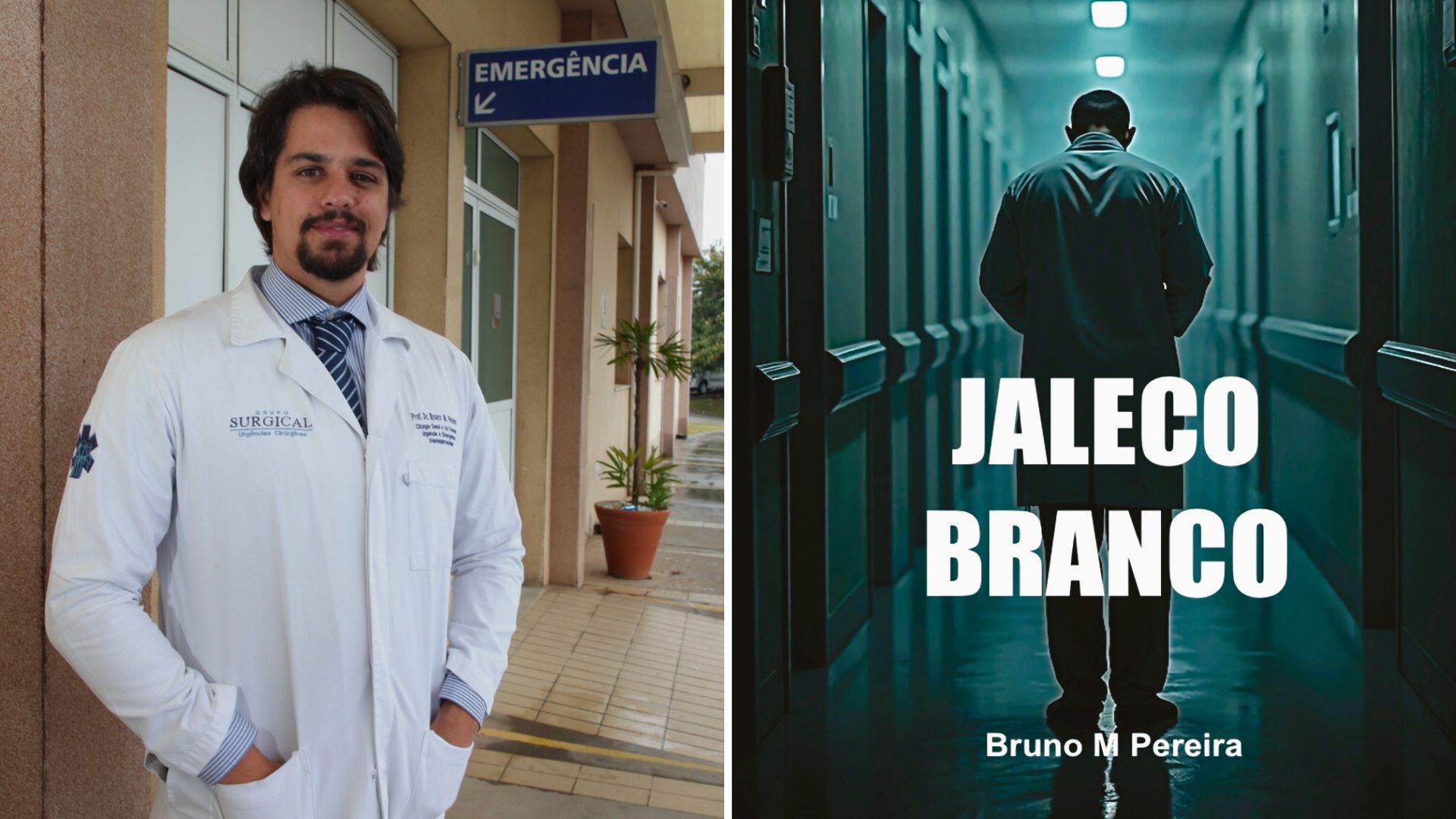 Bruno M. Pereira publica 'Jaleco Branco' sobre crise da medicina