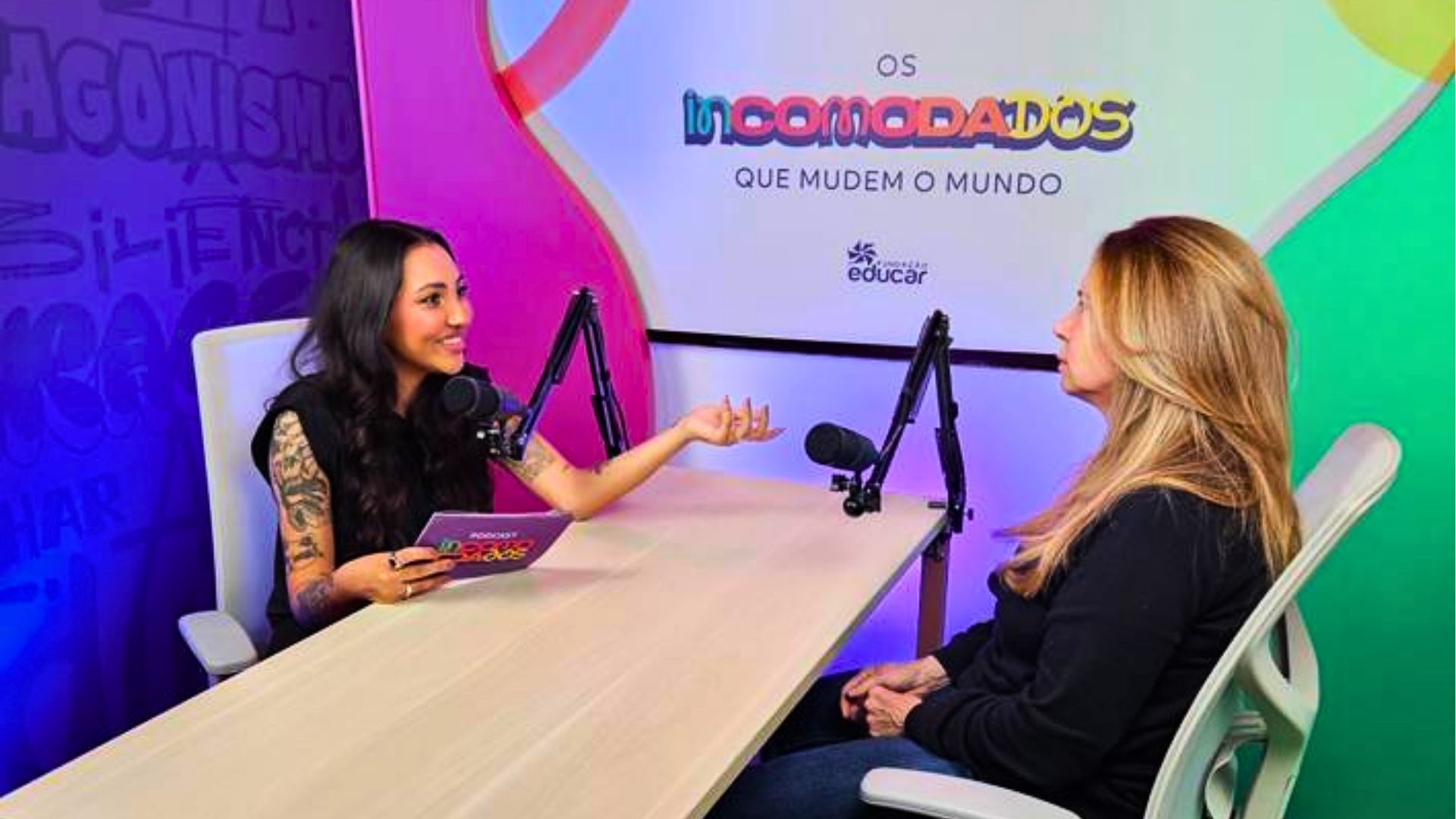 Fundação Educar lança podcast Os Incomodados no YouTube