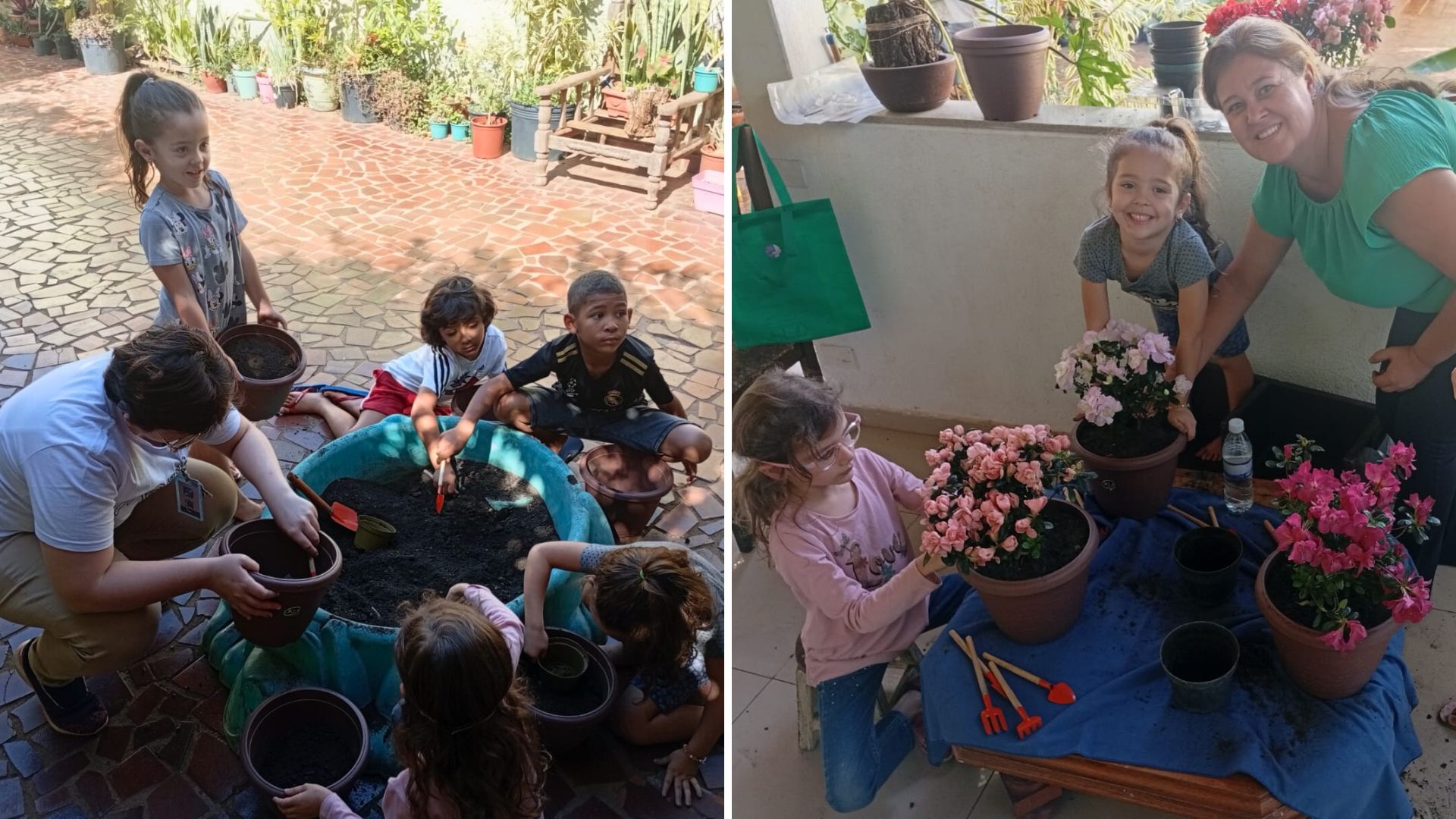 Projeto Jardineiros Mirins realizou oficina infantil em Sumaré