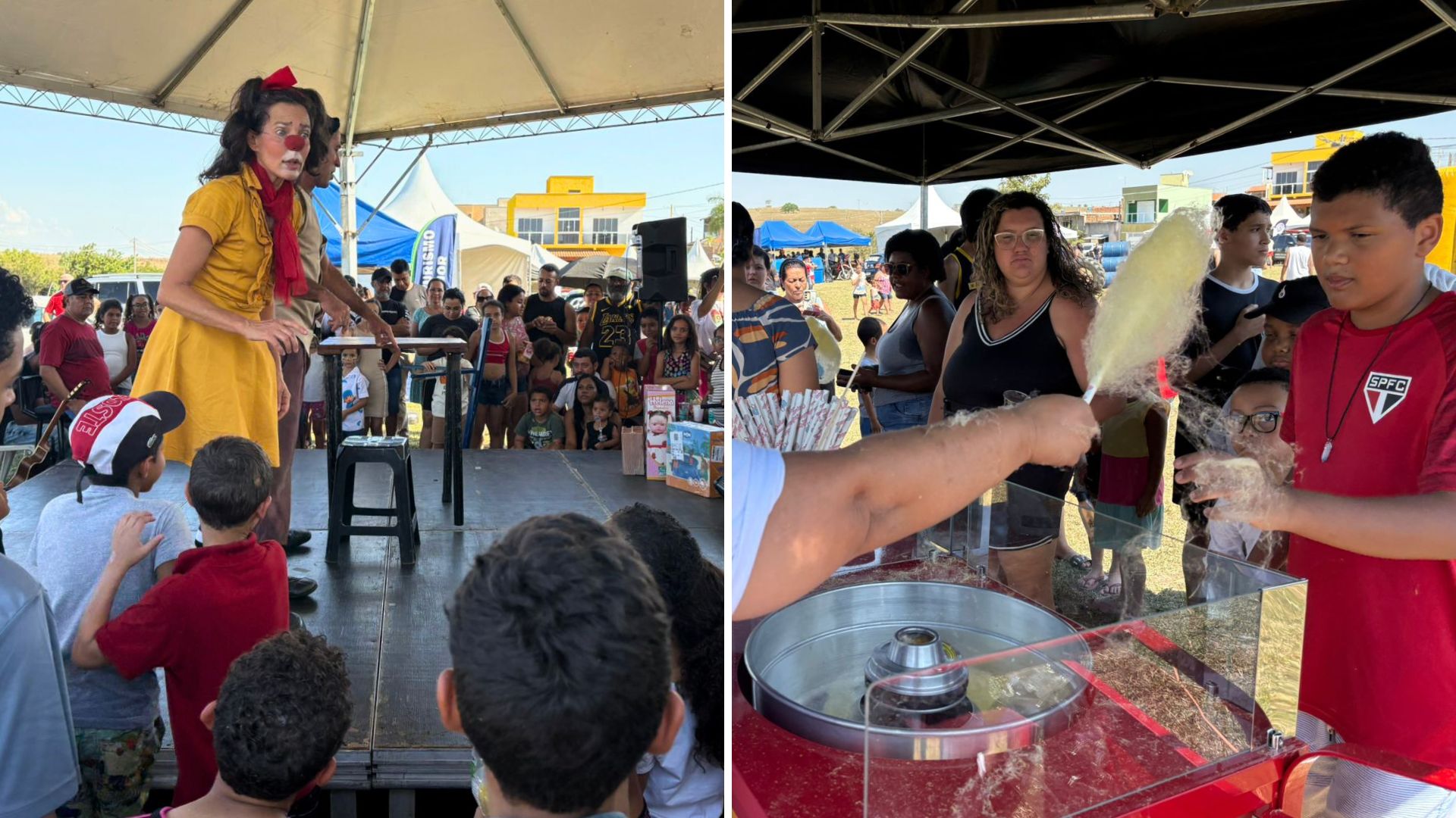 Monte Mor realiza festa do Dia das Crianças no Centro