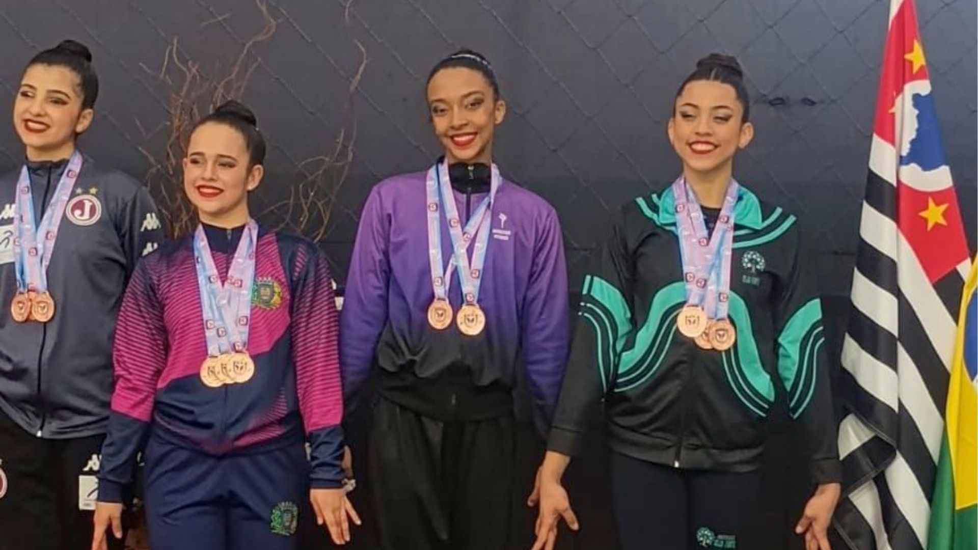 Júlia Sena da ginástica rítmica de Hortolândia representa a cidade com resultados positivos na Copa São Paulo