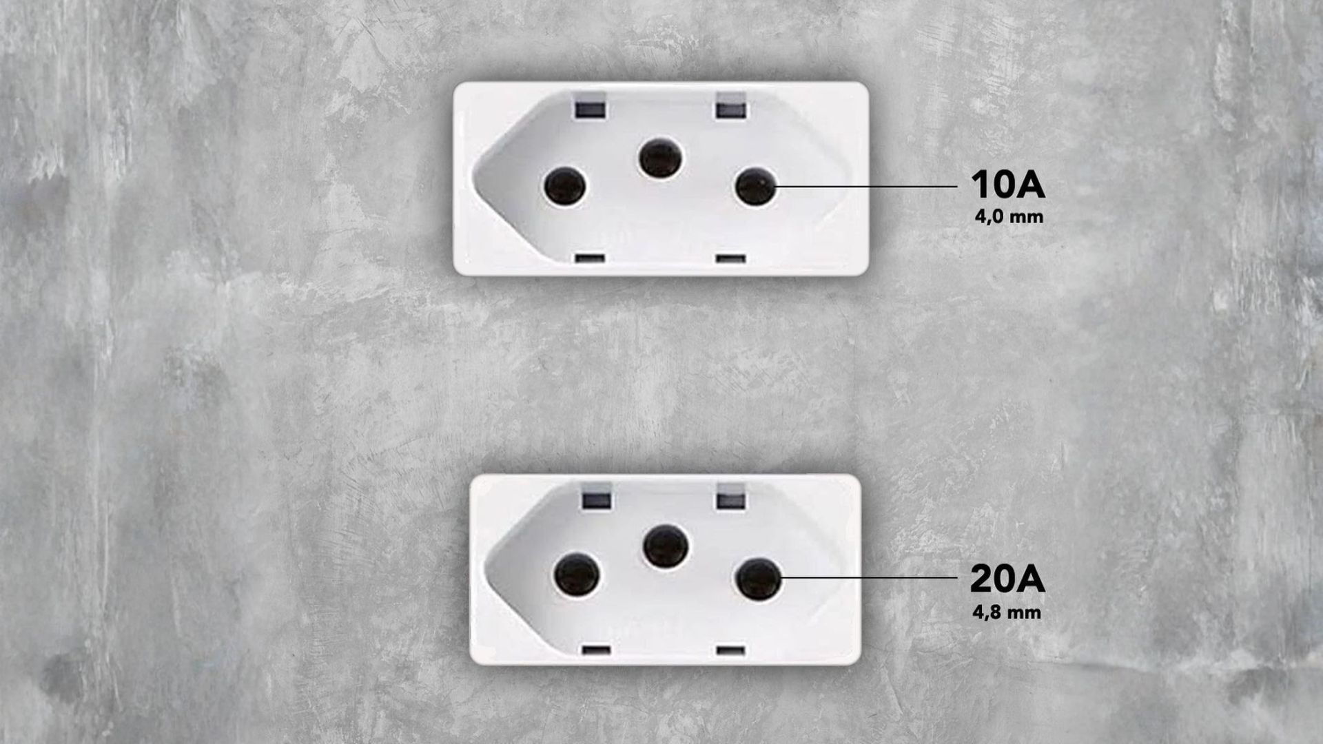 Tomadas 10A e 20A: diferenças de uso e segurança na instalação