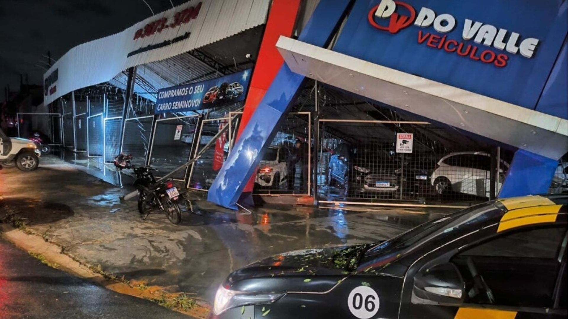Temporal causa danos e mobiliza equipes em Sumaré