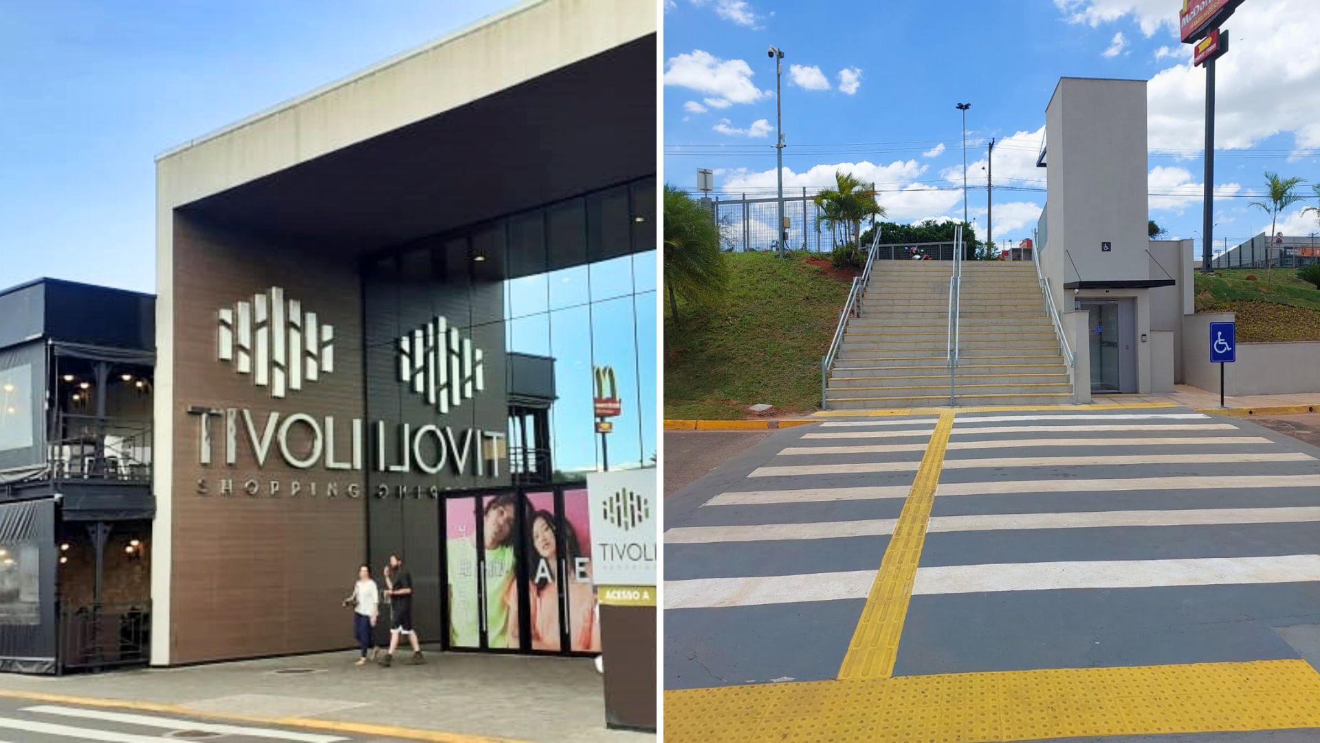 Tivoli Shopping liberou novo acesso de pedestres