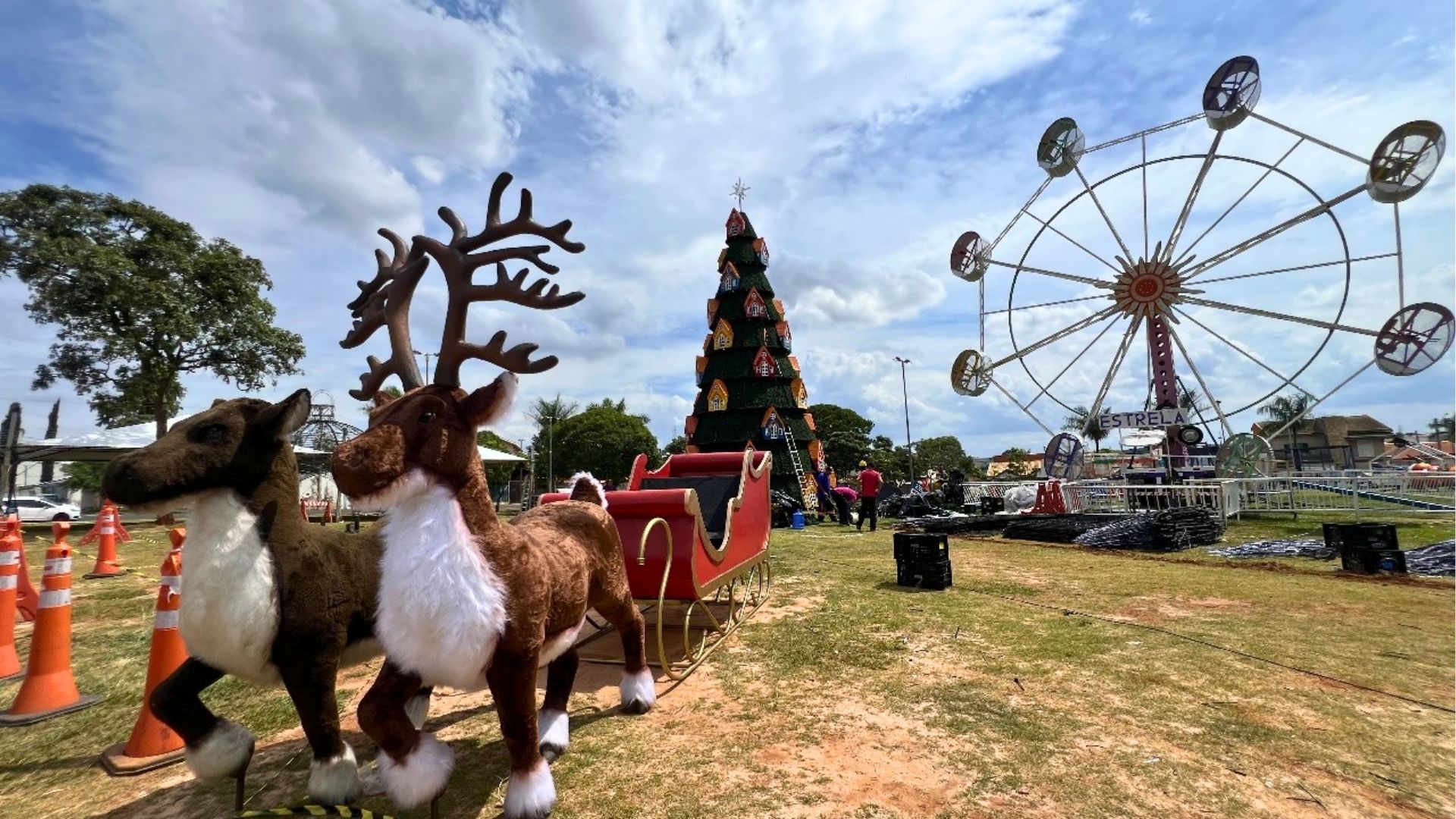 Sumaré inaugurou Vila de Natal na Praça do Macarenko