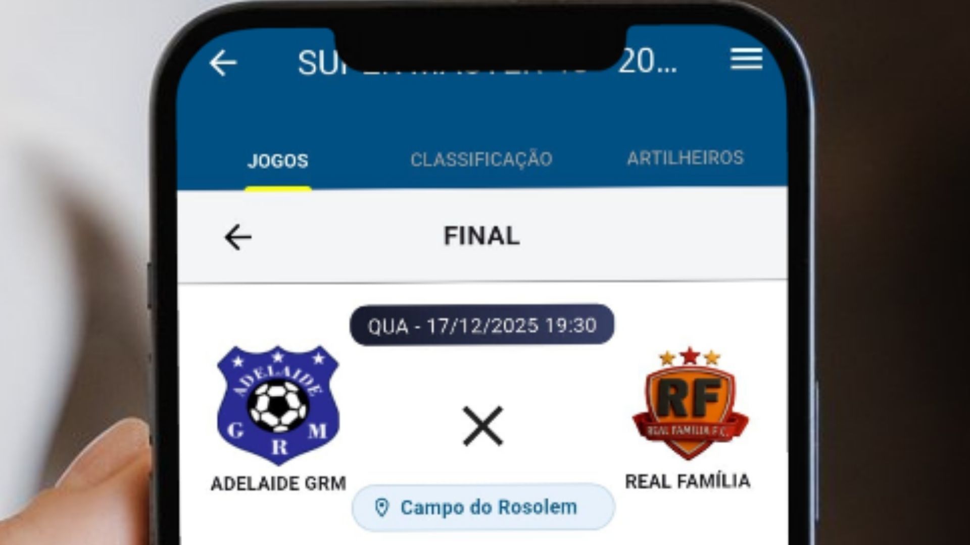 Hortolândia: Real Família e Sumarezinho decidem Supermaster 45+