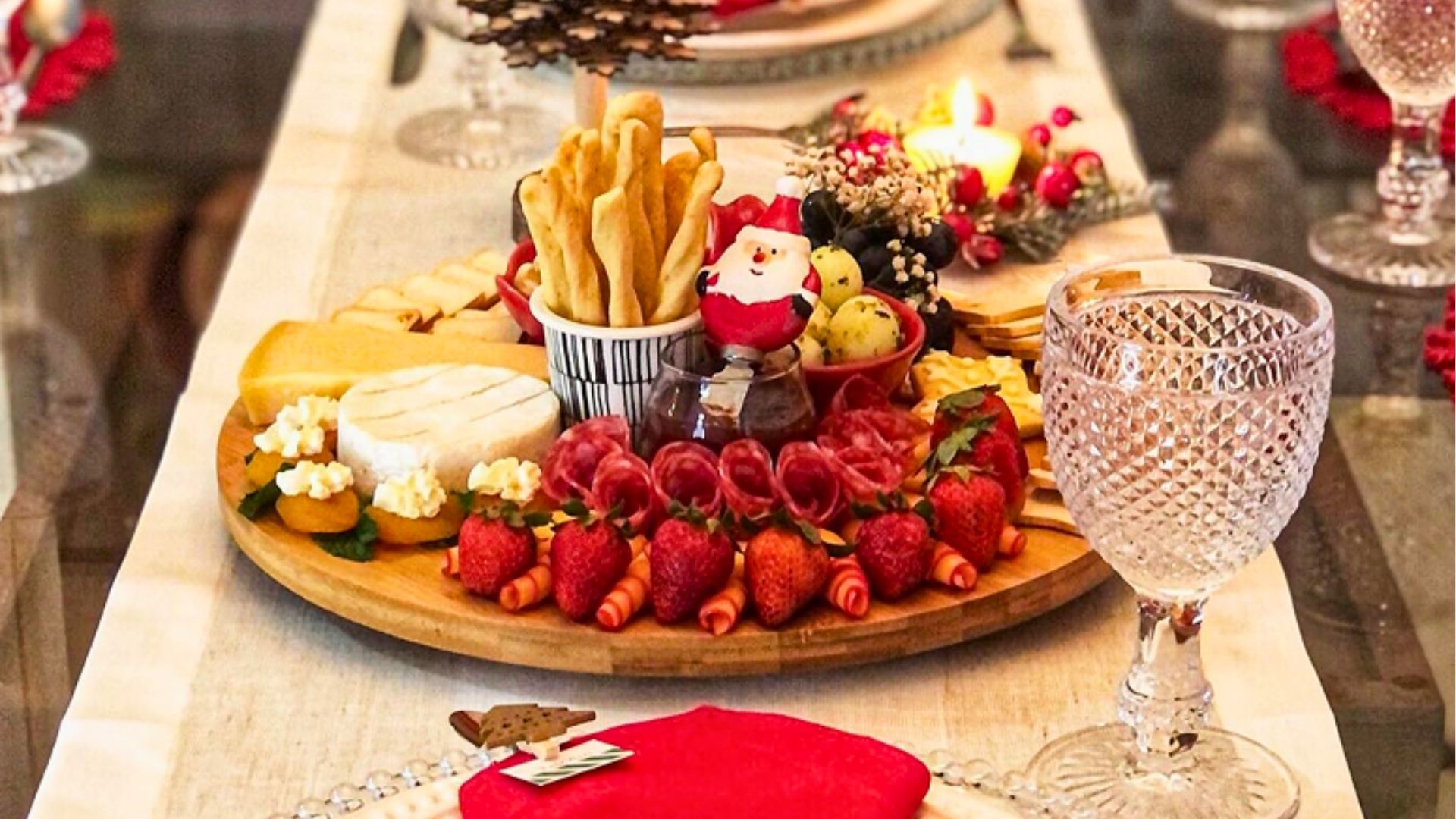 Tábua de frios natalina: como montar uma versão festiva
