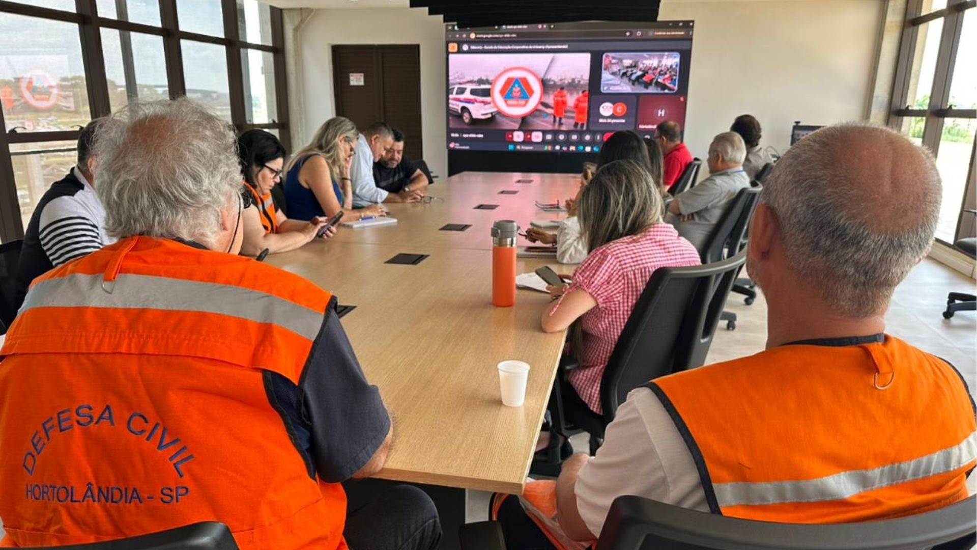 Hortolândia inaugurou Sala de Gerenciamento de Crise no Paço