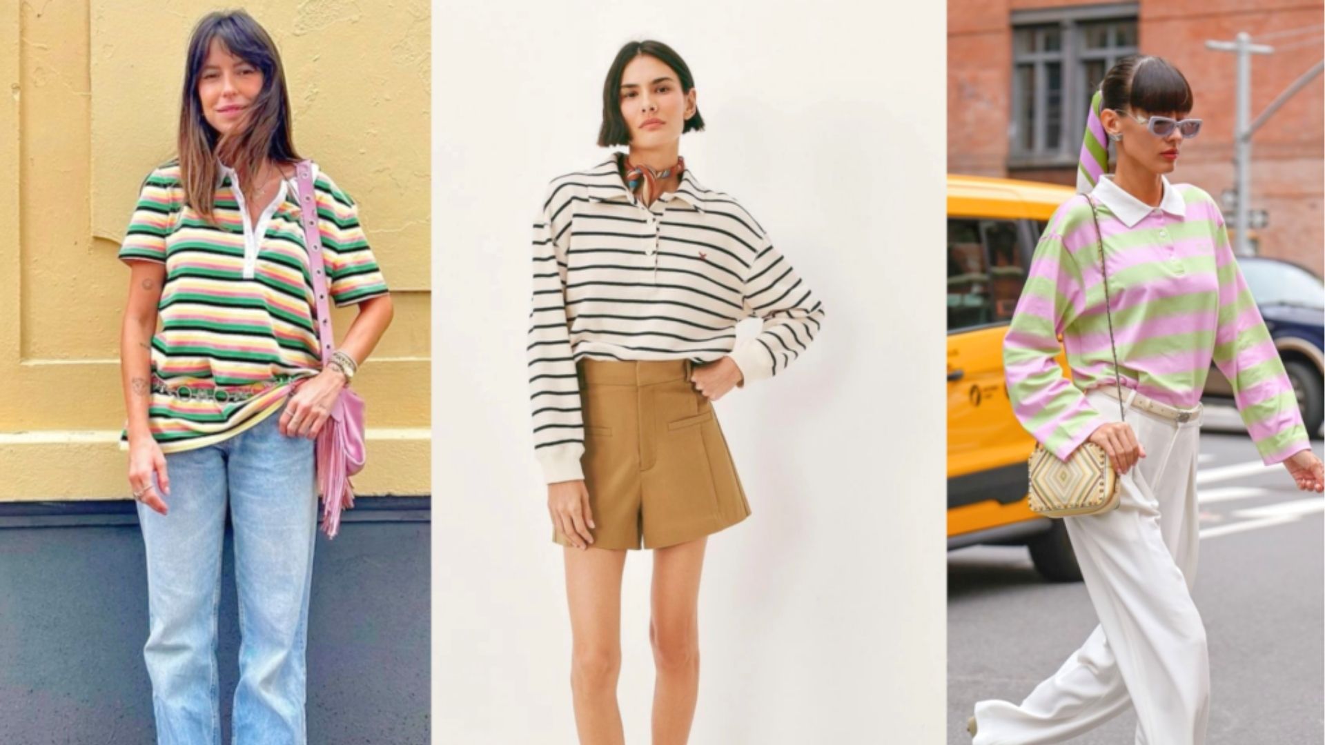 Moda: camisa polo listrada — 6 formas de usar em 2025