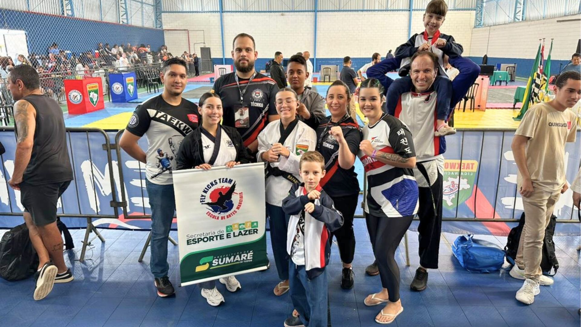 Atletas do taekwondo de Sumaré conquistam 7 ouros e uma prata na 1ª etapa paulista