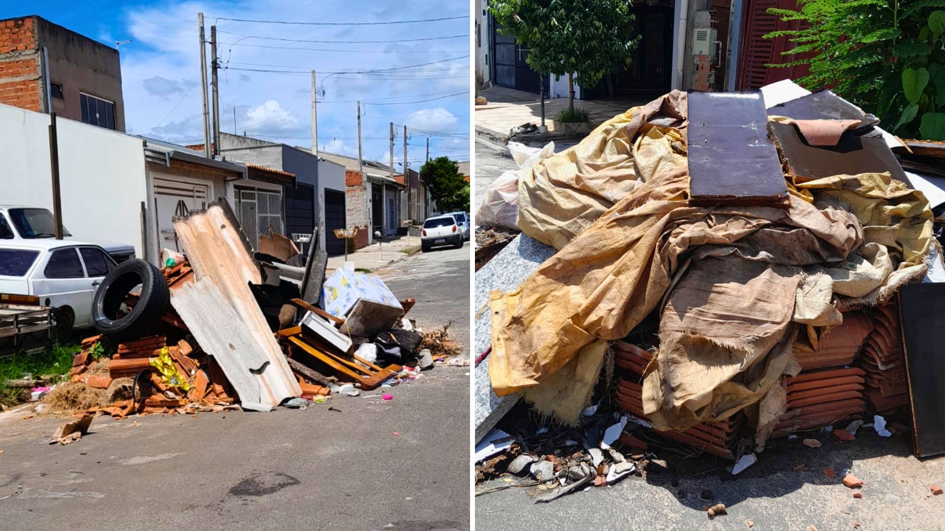 Cidade Limpa realiza 262 notificações; 69,8% por descarte de entulho